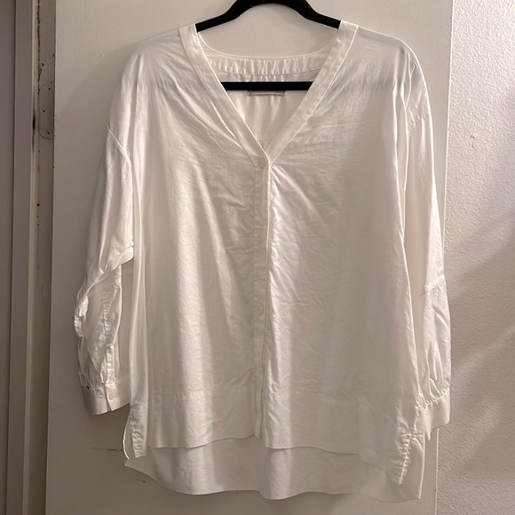 Everlane White Blouse Button Down - Picture 4 of 10